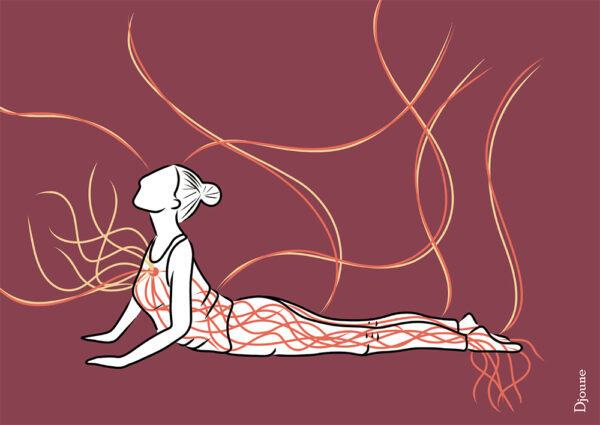 Bhujangasana - Boutique - Djoune Illustrations - Justine Gisdal Molron